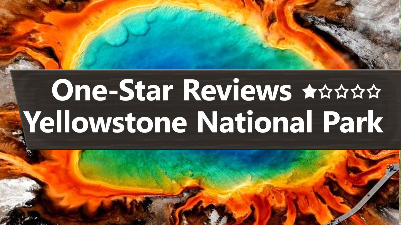 Yellowstone National park online reviews